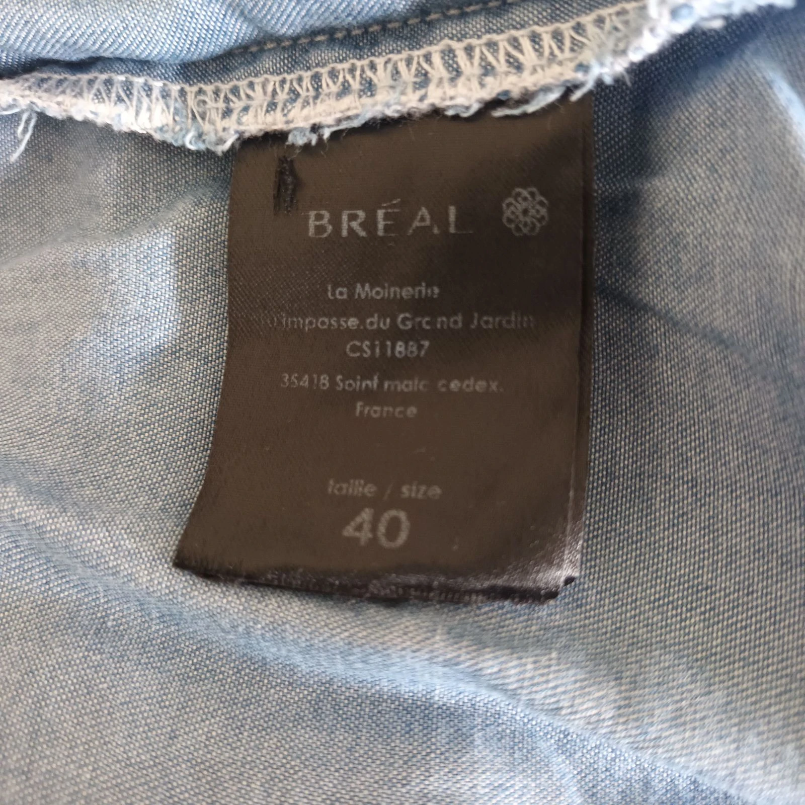 Lyocell-jurk Bréal – Stijlvolle en moderne denimstijl (Maat 40) – photo 4